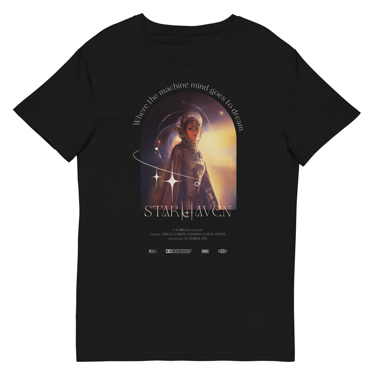 PREMIUM COTTON T-SHIRT: Tensalir, The Stellar Empath | Herald of Starhaven